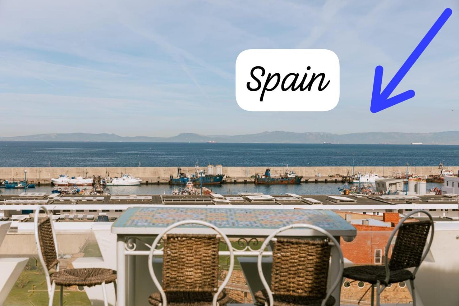 Riad Villa With Mediterranean Sea Views Of Spain And Gibraltar タンジェ エクステリア 写真