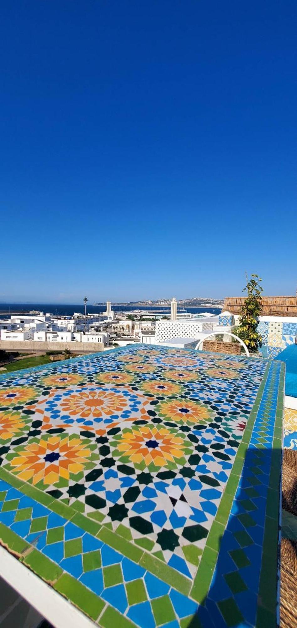 Riad Villa With Mediterranean Sea Views Of Spain And Gibraltar タンジェ エクステリア 写真
